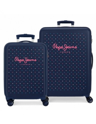 SET DE LOS 2 TROLLEYS 4R C+M PEPE JEANS MOLLY AZUL