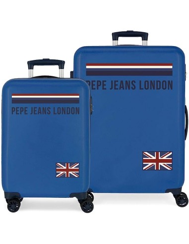 SET DE LOS 2 TROLLEYS 4R C+M PEPE JEANS 0VERLAP AZUL