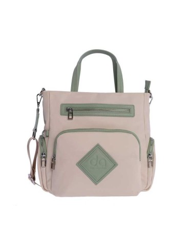 BOLSO GRANDE CON 2 ASAS Y BANDOLERA DON ALGODON BEIGE OPV2976016